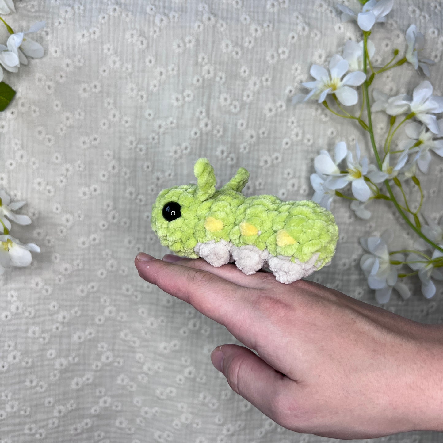 Chenille en crochet