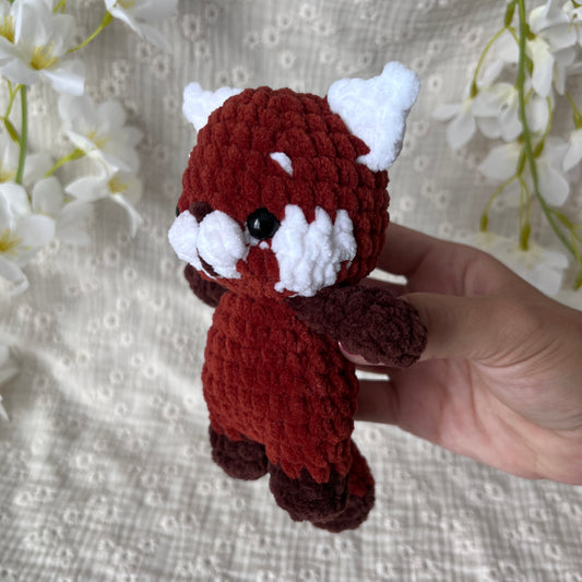 Panda roux en crochet