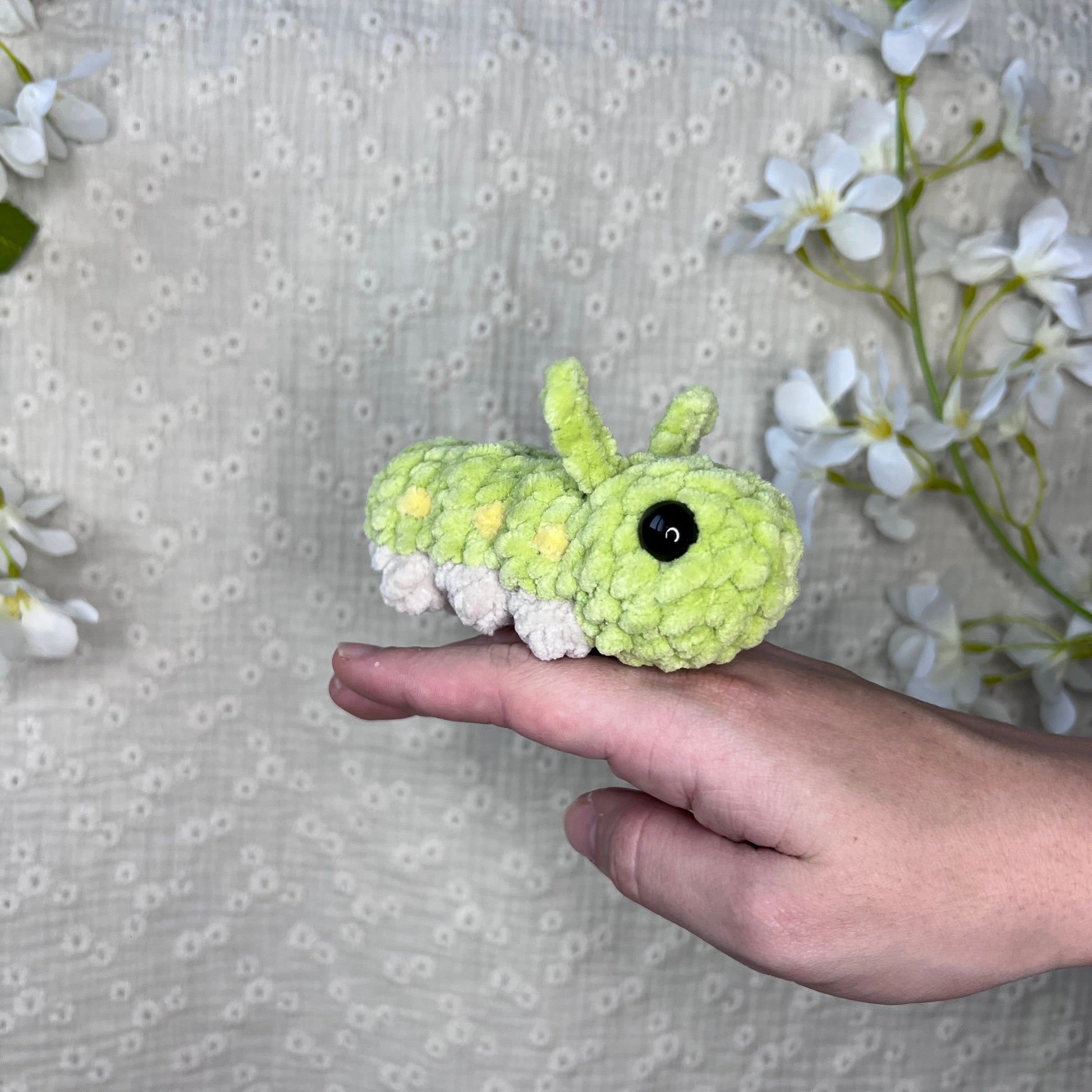 Chenille en crochet