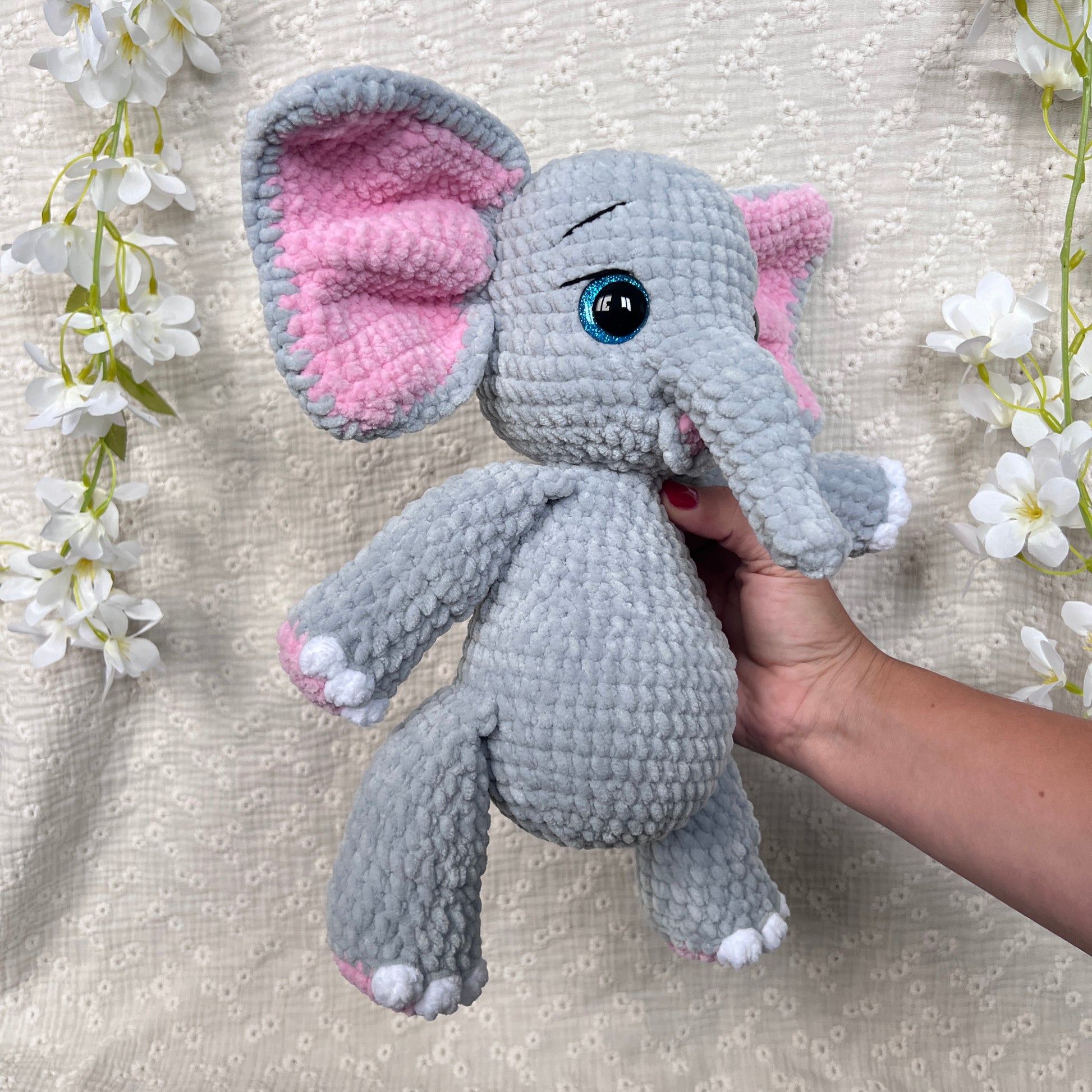Éléphant géant au crochet