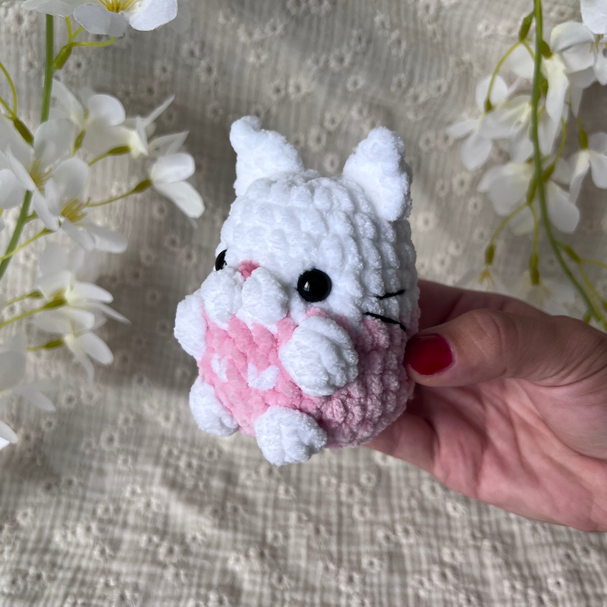 Oeuf chat en crochet