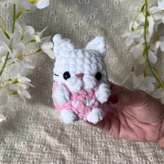 Oeuf chat en crochet