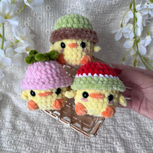 Poussin fruit en crochet