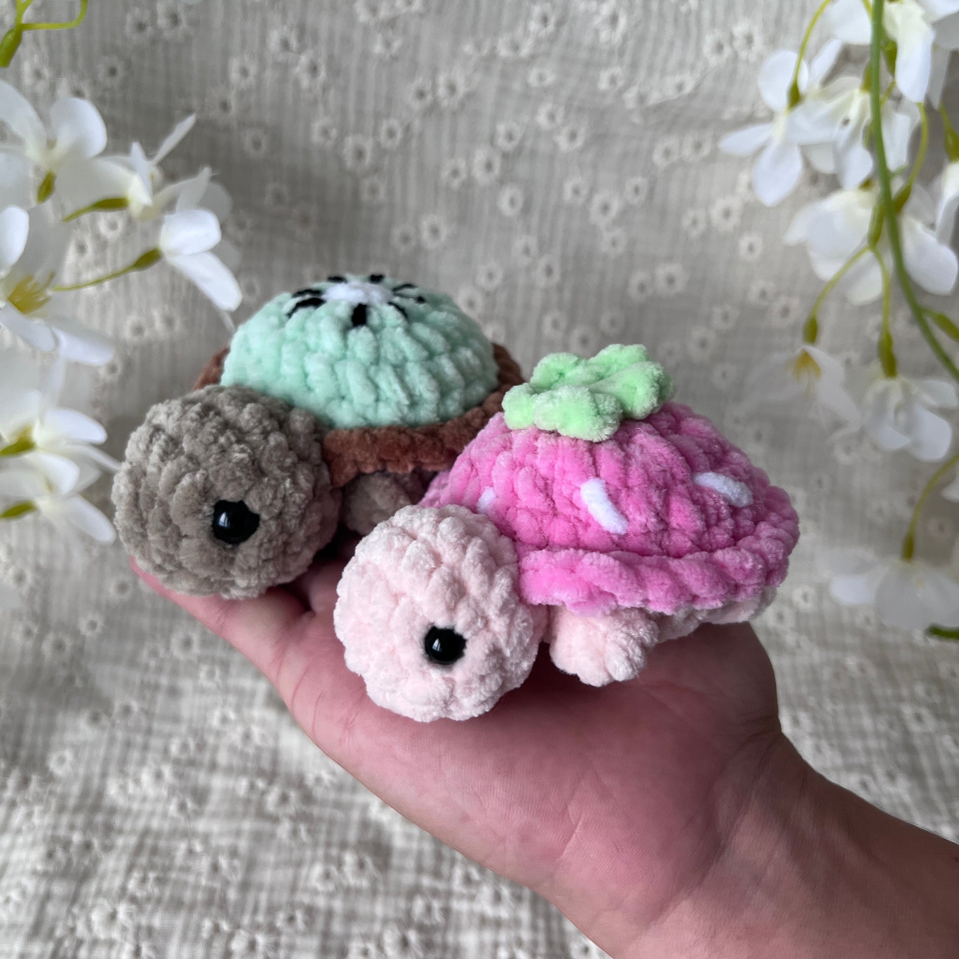 Tortue fruit en crochet