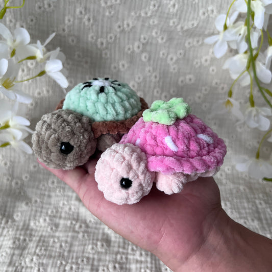 Tortue fruit en crochet