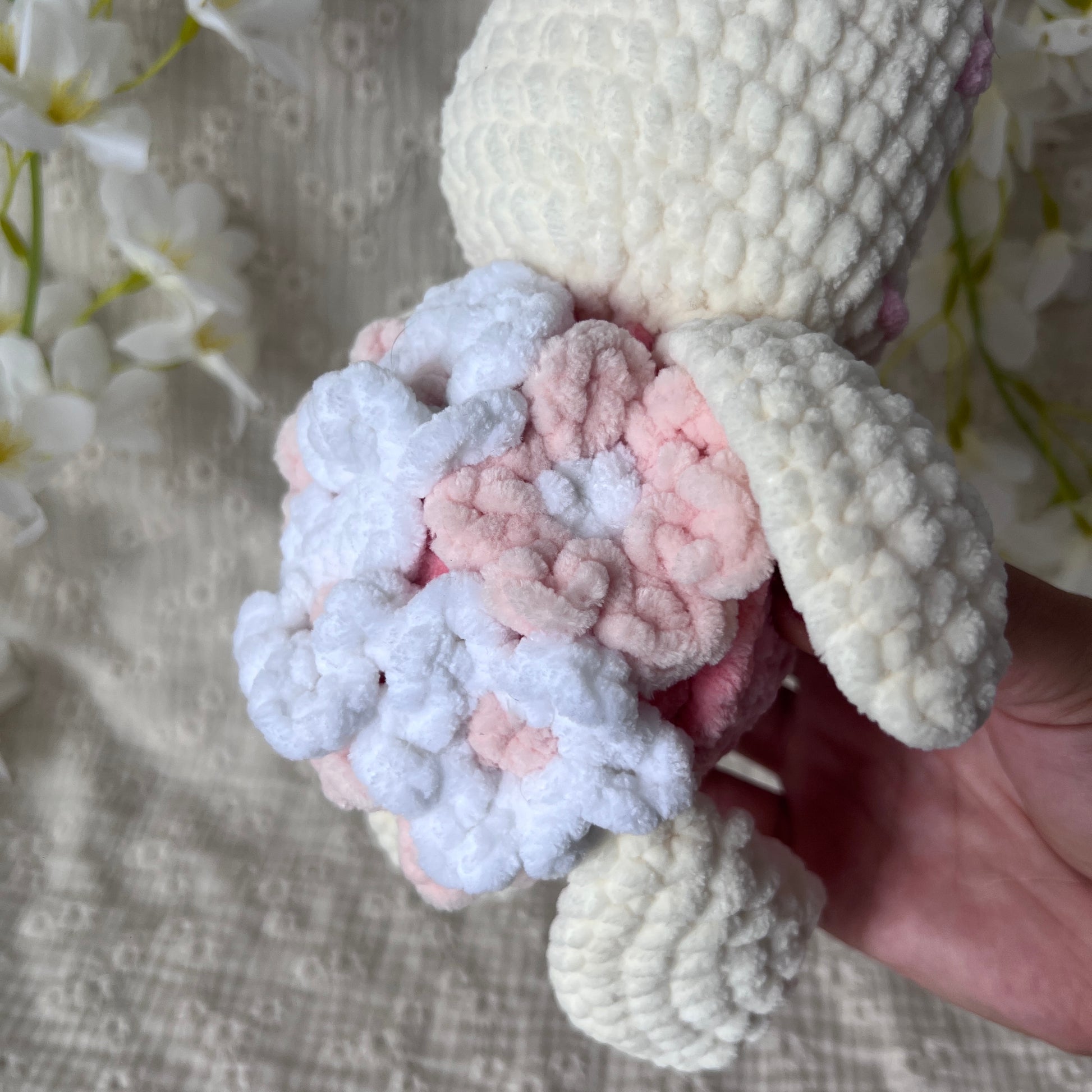 Tortue fleurs en crochet 